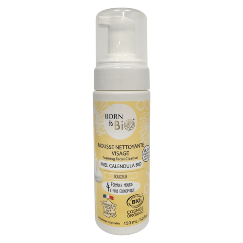 Mousse Nettoyante Visage Miel Calendula
