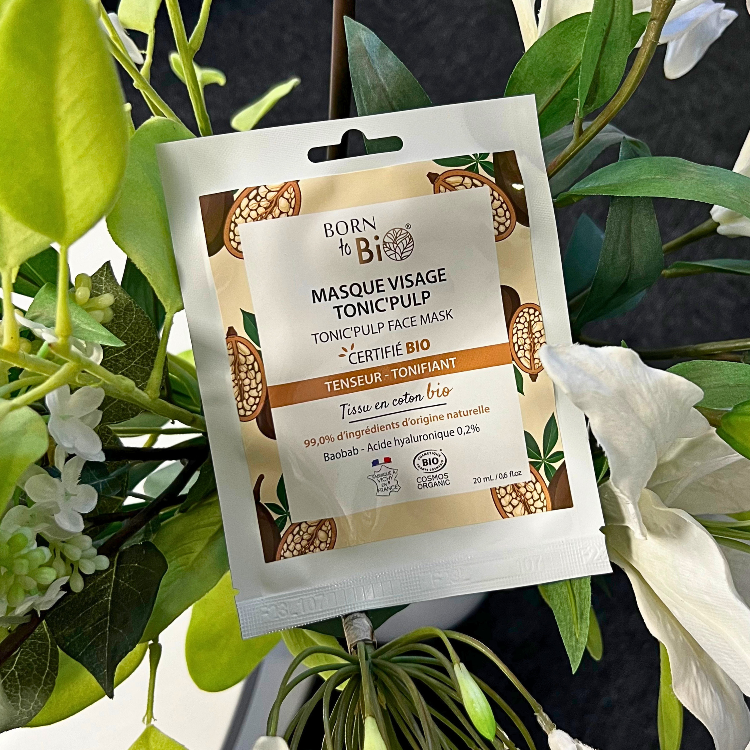 Masque visage Tonic'Pulp en coton